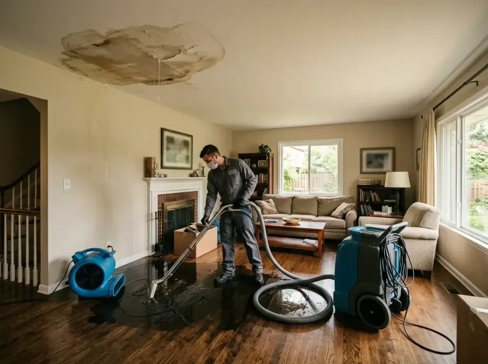 attic-pipe-burst-ceiling-drip-008 — frequently asked questions, Water Damage Restoration & Carpet Care in Saraland, AL